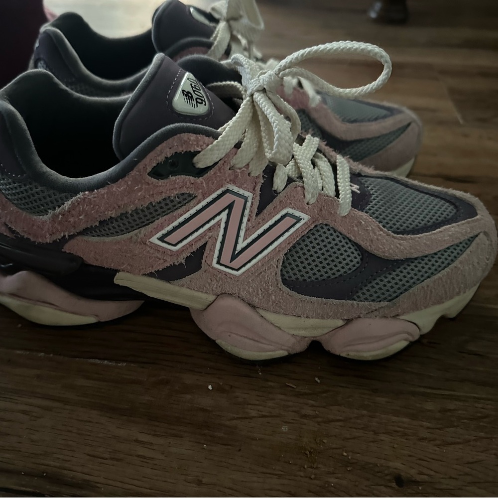 New Balance Pink and Gray Athletic Shoes